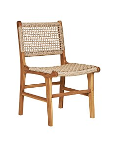 Derby Spisebordsstol u. armlæn - Spisebordsstol u. armlæn, teak/polyrattan, natur