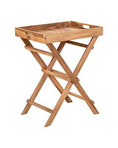 Ronda Bakkebord - Bakkebord, teaktræ, natur, 29x39x49,5 cm