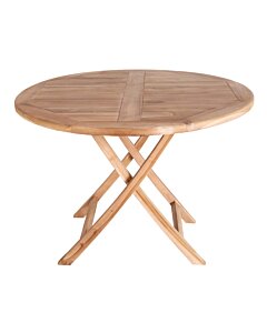 Oviedo Teak Spisebord - Spisebord i teaktræ, natur ø100x75 cm