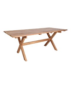 Murcia Spisebord - Spisebord i genbrugsteak, natur 200x90x75 cm