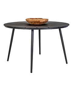 Atlanta Spisebord - Spisebord i nonwood, sort, Ø120 cm