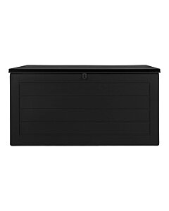 Dubrovnik Hyndeboks - Hyndeboks, plastik, sort, 146,5x71x75 cm, 680 L