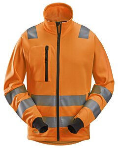 Snickers High-Vis sweatjakke med lang lynlås, klasse 2/3 8036