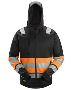 Snickers High-Vis hættetrøje med lang lynlås, klasse 1 8038
