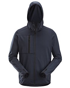Snickers AllroundWork hættetrøje i fleece med lang lynlås 8058