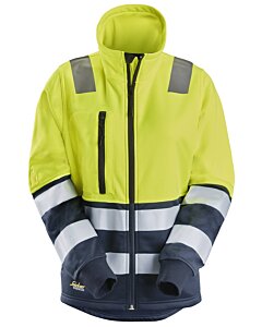 Snickers High-Vis dame sweatjakke med lang lynlås, klasse 2 8073