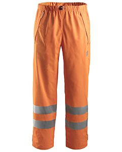 Snickers High-Vis PU regnbukser, klasse 2 8243