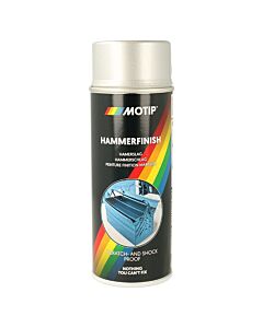 Motip Hammerlak spray 400 ml. - sølv
