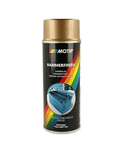 Motip hammerlak spray 400 ml. - guld