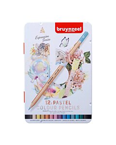 Bruynzeel farveblyanter - 12 stk. pastel