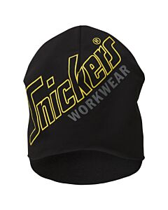 Snickers FlexiWork, stretch fleece beanie med print 9030