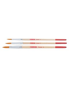 Art Creation - Akvarel Pensel Sæt med 3 runde - Polyester