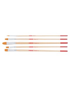 Art Creation - Olie- og akrylbørstesæt med 5 stk. - Polyester