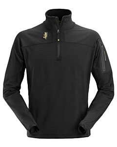 Snickers Body Mapping Microfleece pullover med kort lynlås 9435