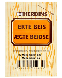 Ægte bejdse/Pulverbejdse - 12 gram - fås i flere farver