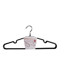 Massa Bøjler - Metal bøjler med sort belægning, sæt af 10