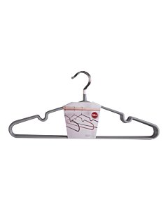 Massa Bøjler - Metal bøjler med grå belægning, sæt af 10