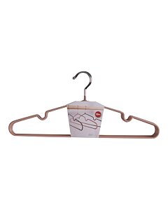 Massa Bøjler - Metal bøjler med rosa belægning, sæt af 10