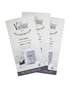 Vintage Paint Nyt håndmalet farvekort - 69 farver