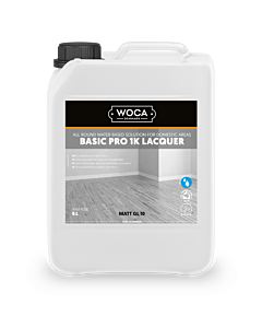 WOCA Basic Pro 1K Lacquer - Mat Glans 10 - 5 L.