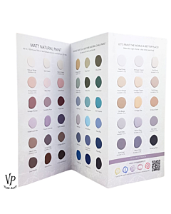 Vintage Paint Digitalt tryk farvekort - 69 farver