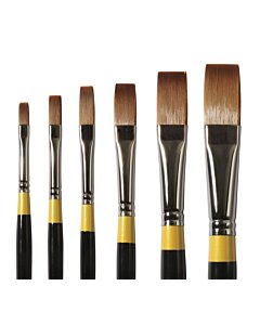 Daler Rowney System 3 akrylpensel - Flad