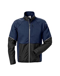 Fristads Sweat jakke 7513 - Marine/Sort - str. 2XL