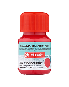 Art Creation Glas & Porcelæn Opaque 30 ml - Intense Carmine