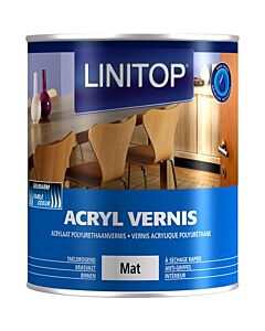 Linitop Acryl møbellak Mat - 0,75 Liter