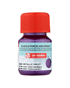 Art Creation Glas & Porcelæn Opaque 30 ml - Metallic Violet