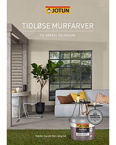 Jotun Tidløse Murfarver farvekort - til sokkel og facade