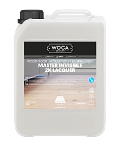 Woca Invisible 2K Lacquer - 5 L. - Ultramatt