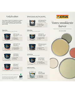 Jotun Vores Smukkeste Farver farvekort- Interiør