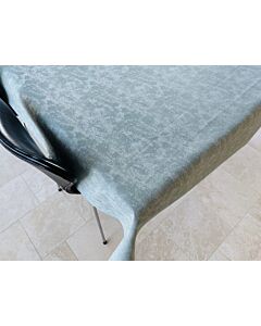 Textildug - Grønt svampetryk - m. antiskrid