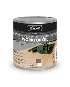 WOCA Worktop Oil sort - 750 ml.