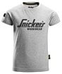 Snickers Junior T-shirt med logo 7514