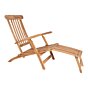 Arrecife Teak Dækstol - Dækstol i teak med justerbar ryg, natur