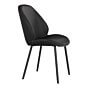 Monte Carlo Spisebordsstol  - Spisebordsstol i PU, sort med sorte ben, HN1223