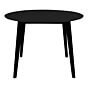 Vojens Spisebord - Spisebord, sort ø105x75 cm