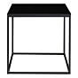 Vita Hjørnebord - Hjørnebord, sort, sort stel 45x45x45 cm