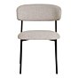 Mira Spisebordsstol - Spisebordsstol, bouclé, sand med sorte ben, HN1267