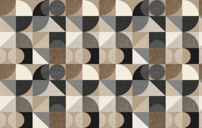 Lenco selvklæbende folie - Delta Caramel - 45x200 cm.