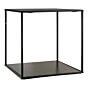 Vita Væghylde - Væghylde, sort, sort stel 36x36x36 cm