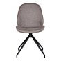 Monte Carlo Spisebordsstol  - Spisebordsstol i stof med drejefod, stone med sorte ben, HN1030