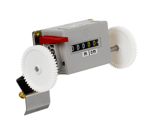 Tapofix metertæller MZCB med 2 hjul til Tapofix vævafruller