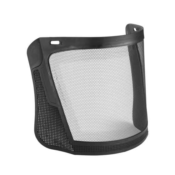 Hellberg Visir med trådnet af ætset stål