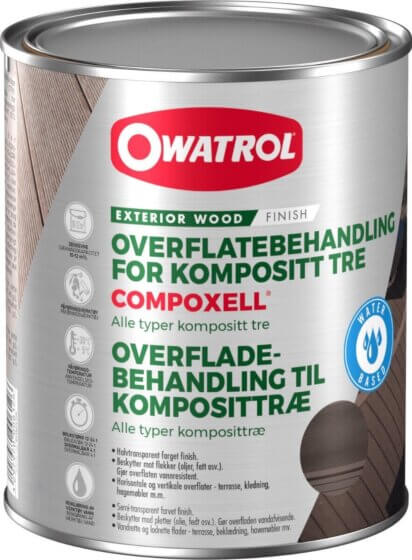 Owatrol Compoxell - Komposit farvefornyer - 2,5 L.