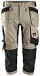 Snickers AllroundWork, stretch piratbukser med hylsterlommer  6142