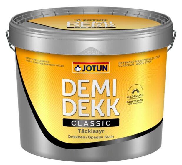 Badehusmaling, Jotun -  Demidekk Classic Hvid 3 Liter