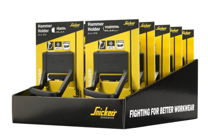 Snickers Hammerholder, display med 10 stk. 9736